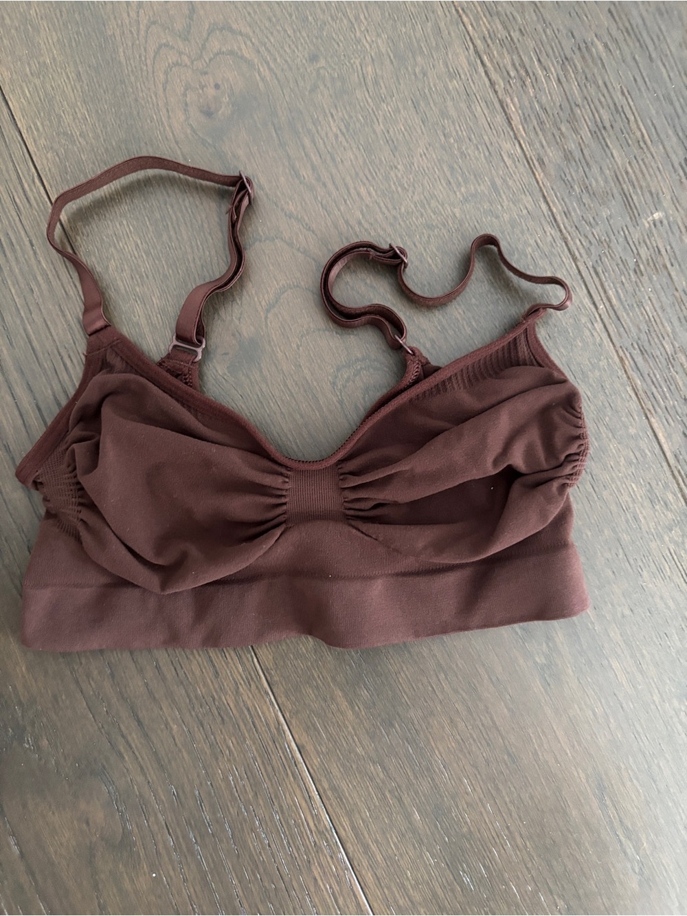 SKIMS Brown Wireless Bralette